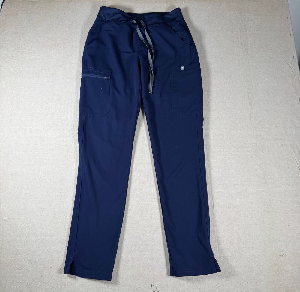 Figs Technical Collection Womens Size Small Navy Blue Pants Healthcare Scrubs